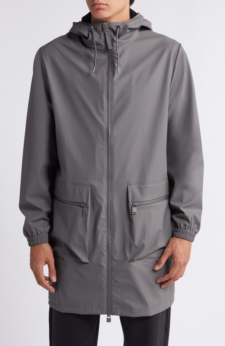 Rains Waterproof Hooded Rain Jacket, Alternate, color,