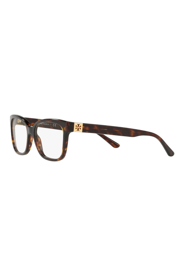 54mm Square Optical Glasses, Alternate, color, DARK TORTOISE