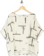 PATRIZIA LUCA Short Sleeve Boxy Top