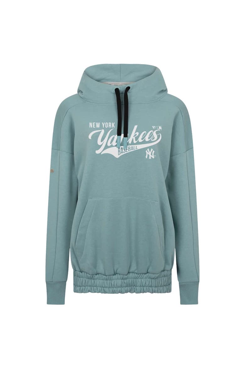 Women's Levelwear Blue New York Yankees Waterfall Glide Pullover Hoodie, Alternate, color, Blue