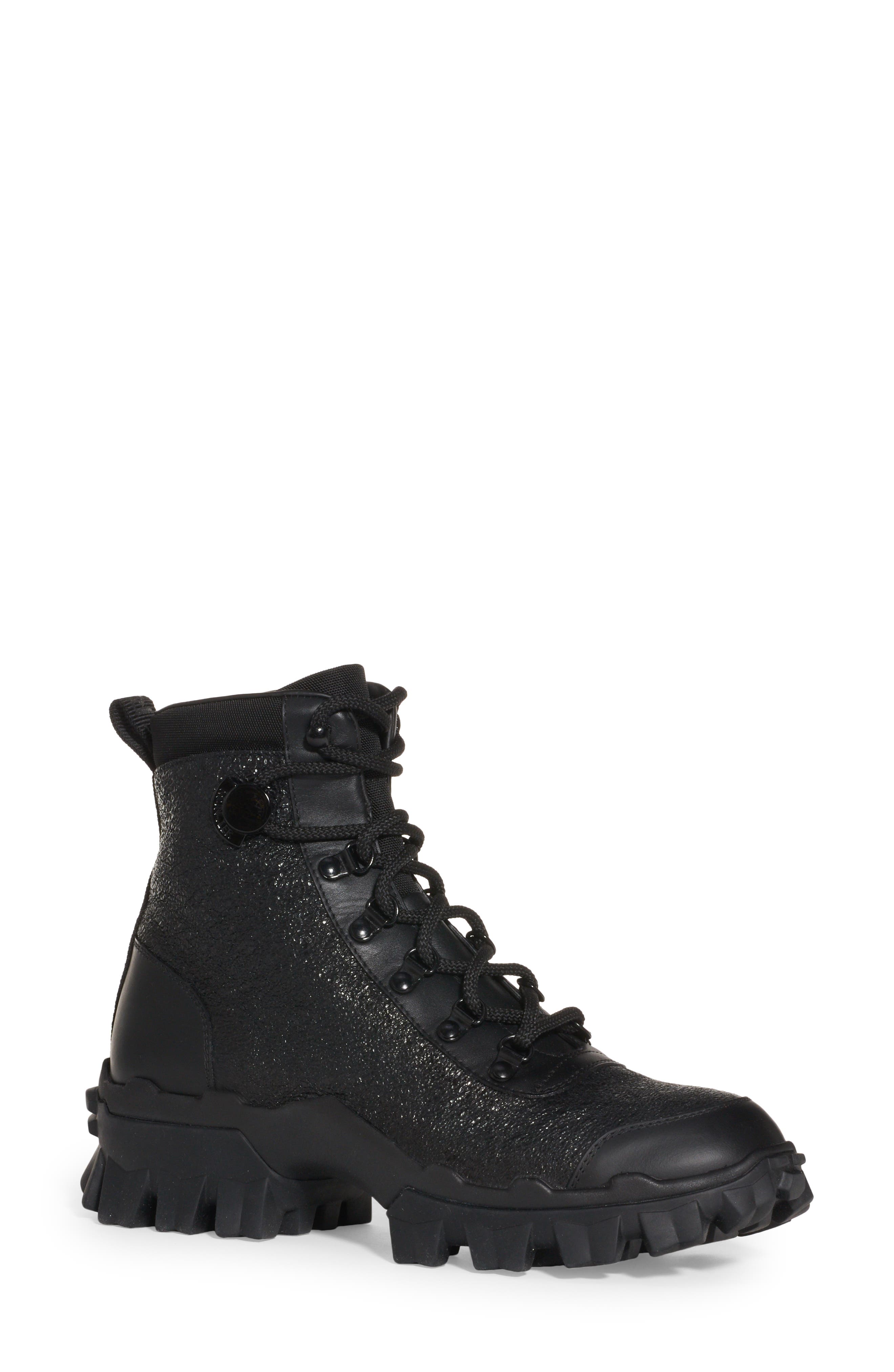Moncler Helis Crinkle Hiking Boot, Main, color, 