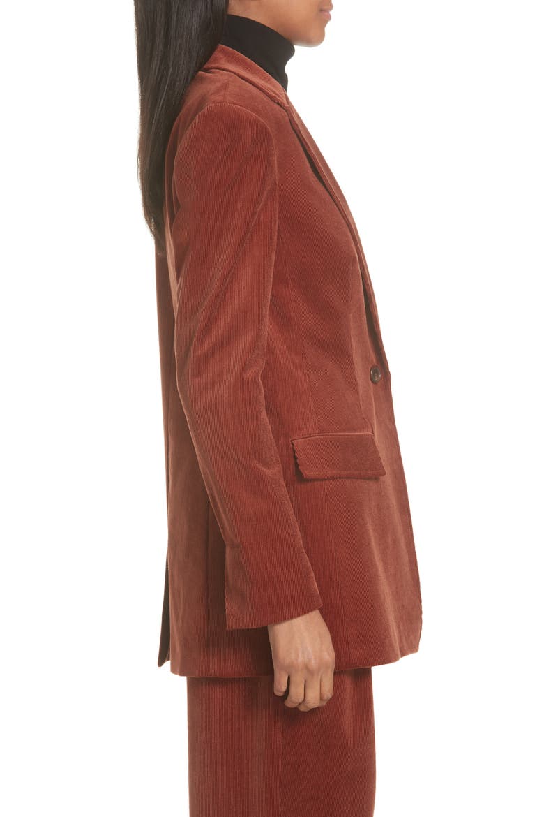 Vernay Corduroy Blazer, Alternate, color, COGNAC