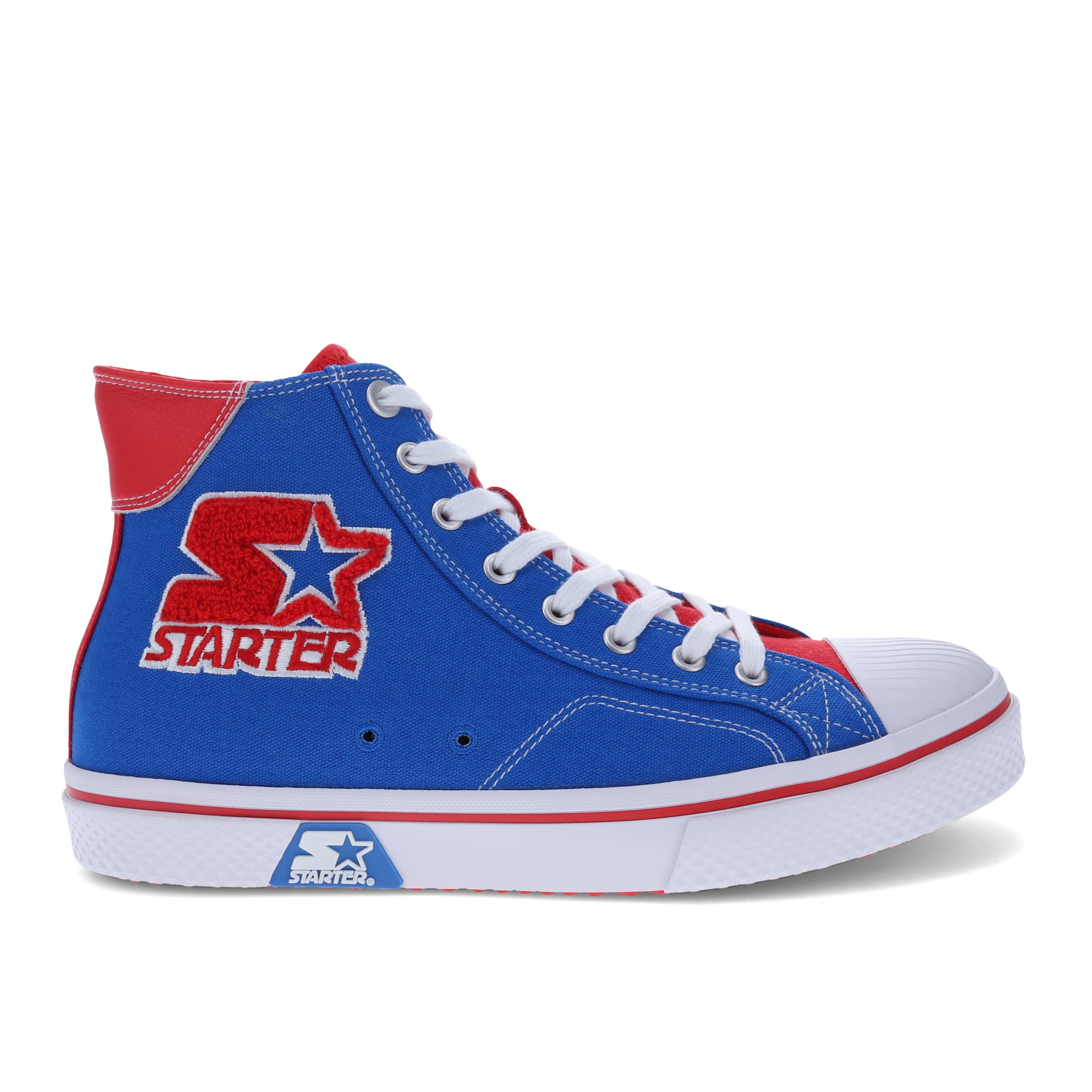 STARTER Tradition 71 Hi Sneakers, Alternate, color, Blue/Red