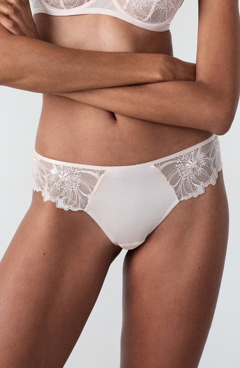 Amaryllis Lace & Satin Hipster Panties