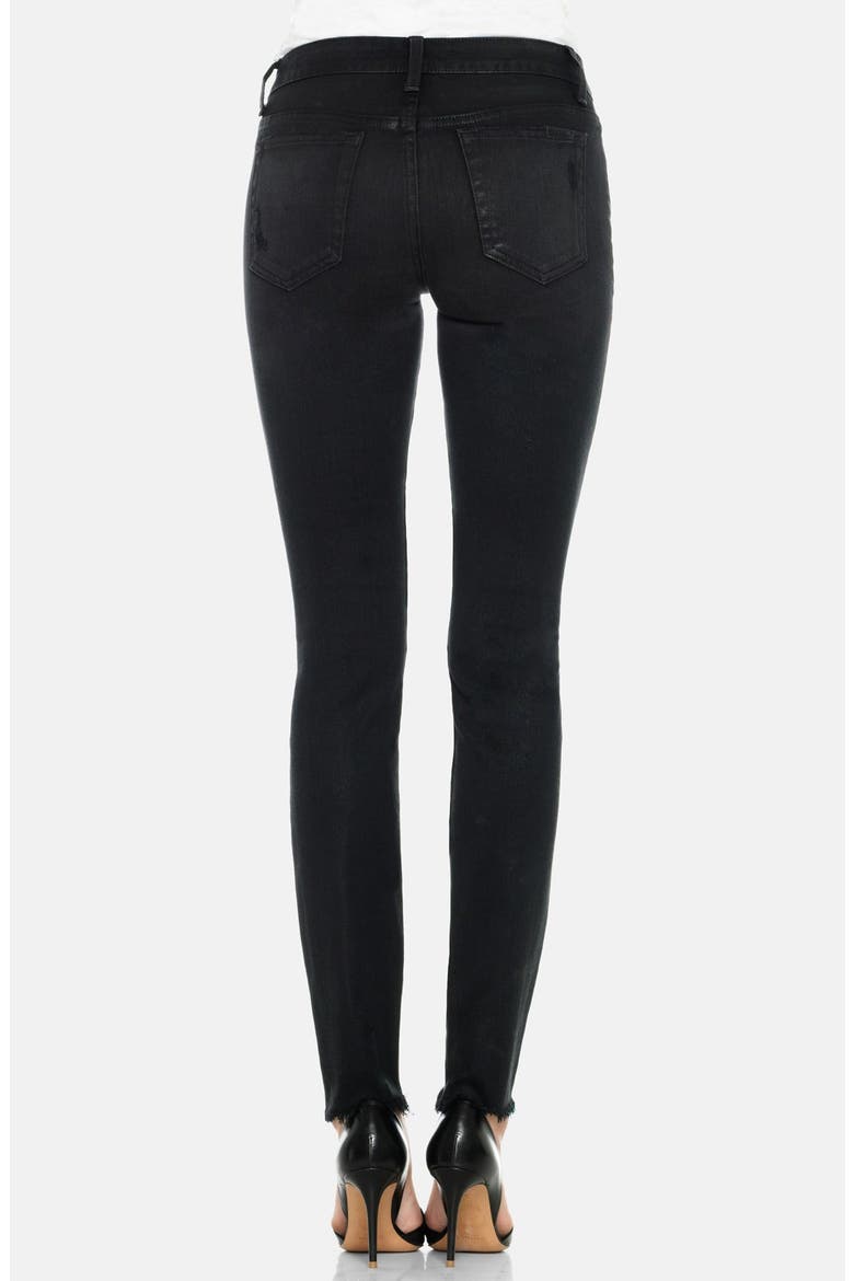 'Finn' Destructed Skinny Ankle Jeans, Alternate, color, BRAELYN