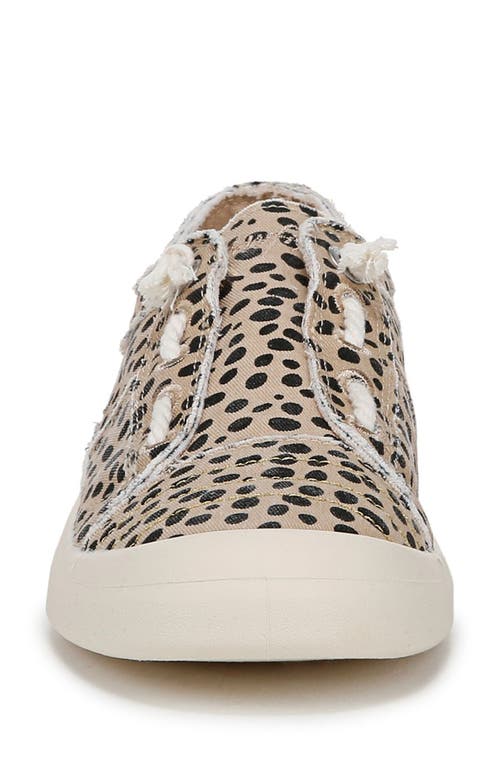 Blowfish Malibu Beachside Low Top Sneaker In Pixie Cheetah Fabric