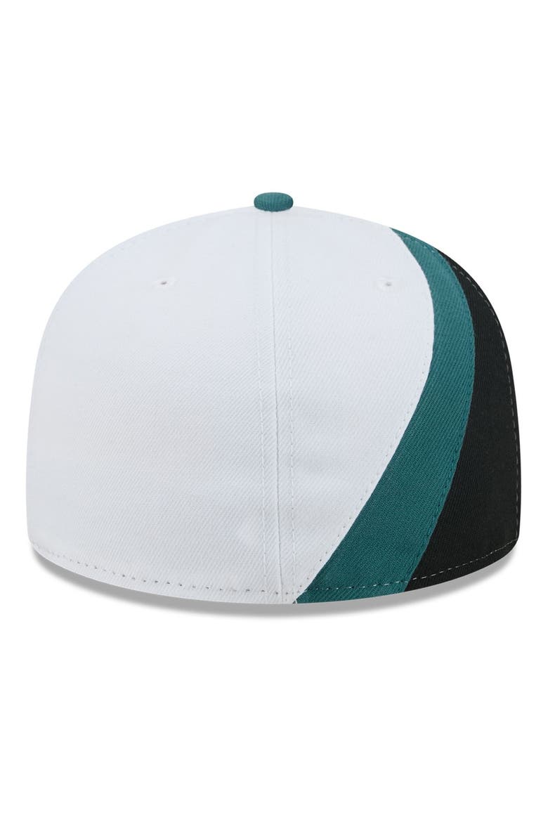 Men's New Era Black/Midnight Green Philadelphia Eagles Shock 59FIFTY Fitted Hat, Alternate, color, Black