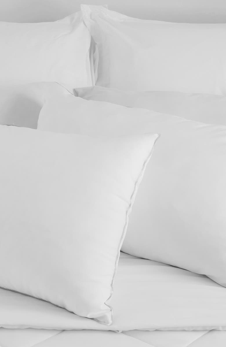 MELANGE HOME 650 Fill Power Down 300 Thread Count Pillow, Alternate, color, White
