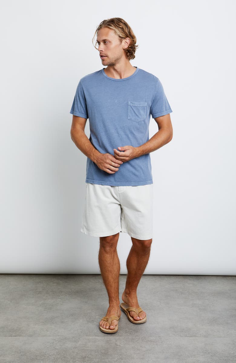 Rails Johnny Crewneck Pocket T-Shirt, Alternate, color, Steel