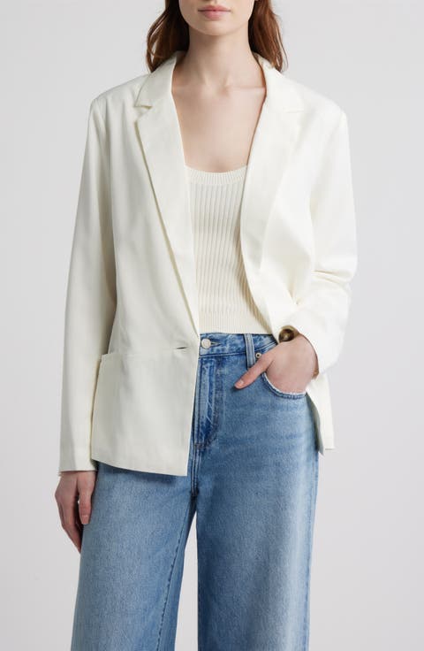 Catherine One-Button Blazer