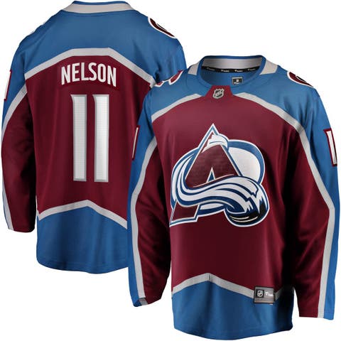 Men
s Fanatics Brock Nelson Burgundy Colorado Avalanche Home Breakaway Jersey