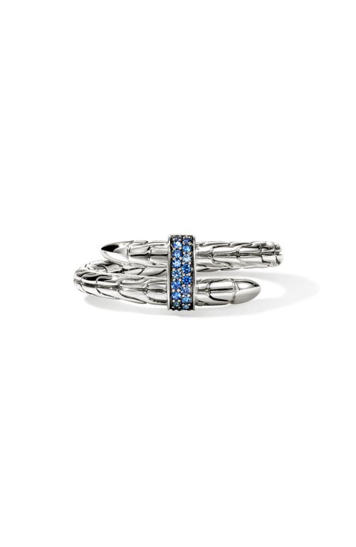 John Hardy Sterling Silver Sapphire Ring In Silver