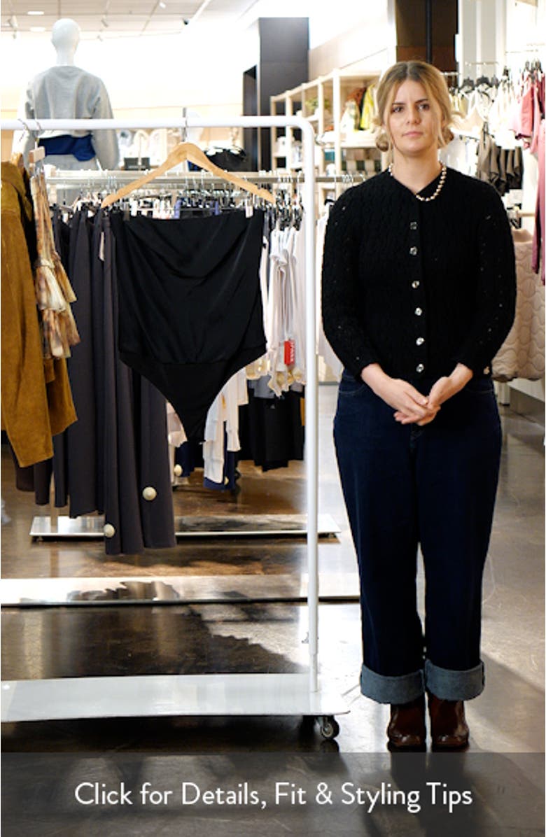 Ruben Strapless Satin Bodysuit, sales video thumbnail