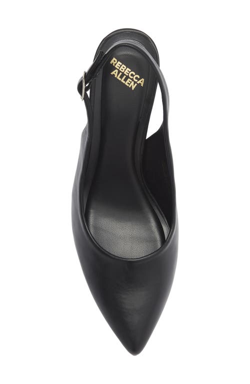Rebecca Allen Arrow Slingback Pump In Black