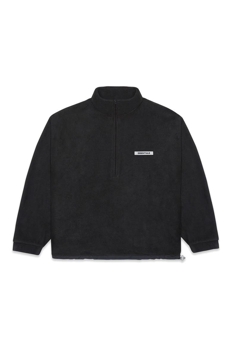 Half Zip Fleece Pullover, Alternate, color, STRETCH LIMO