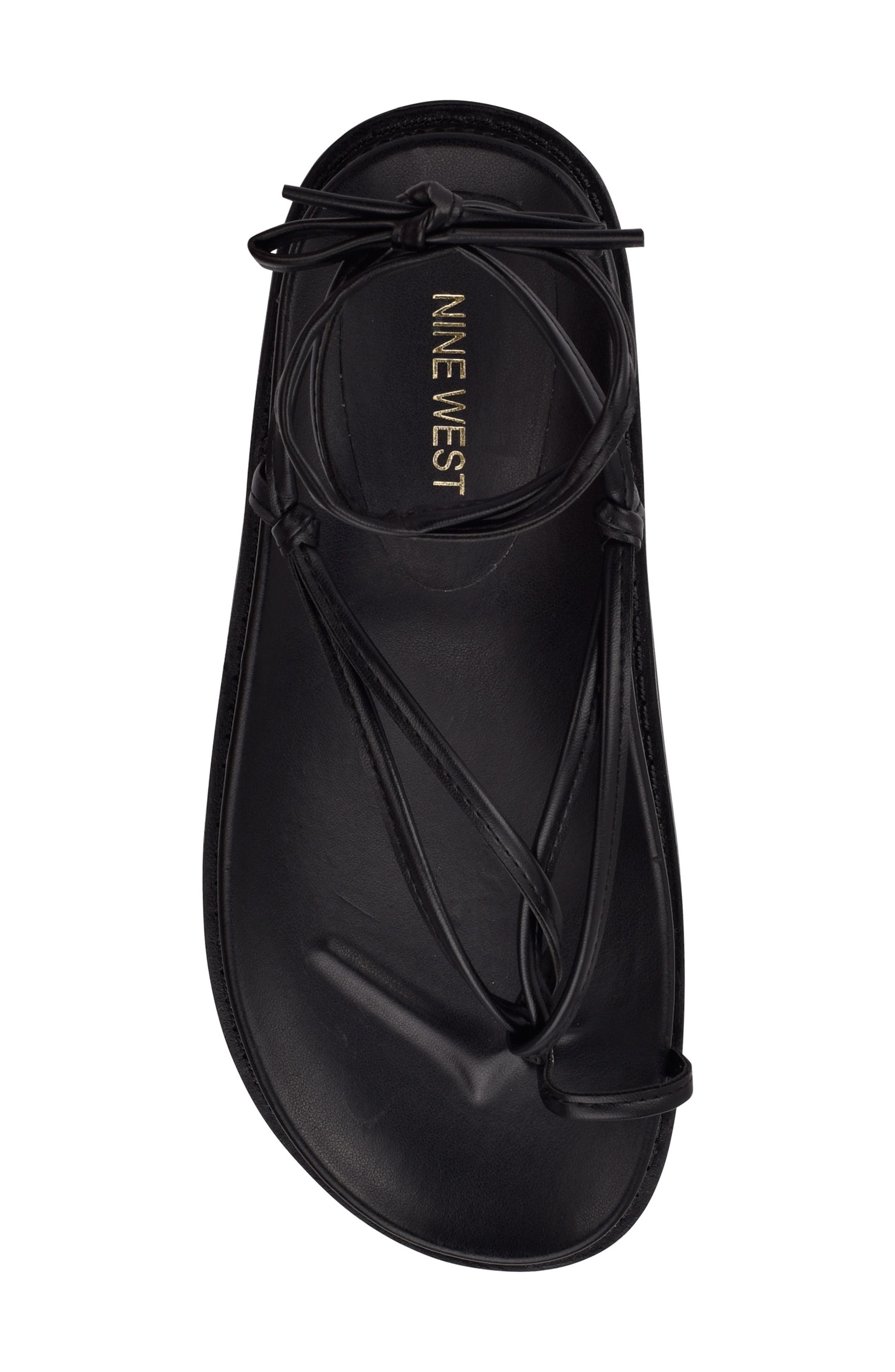 Nine West Sarest Ankle Wrap Sandal, Alternate, color, 