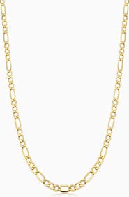 Oradina 14K Gold Florentine Figaro Necklace