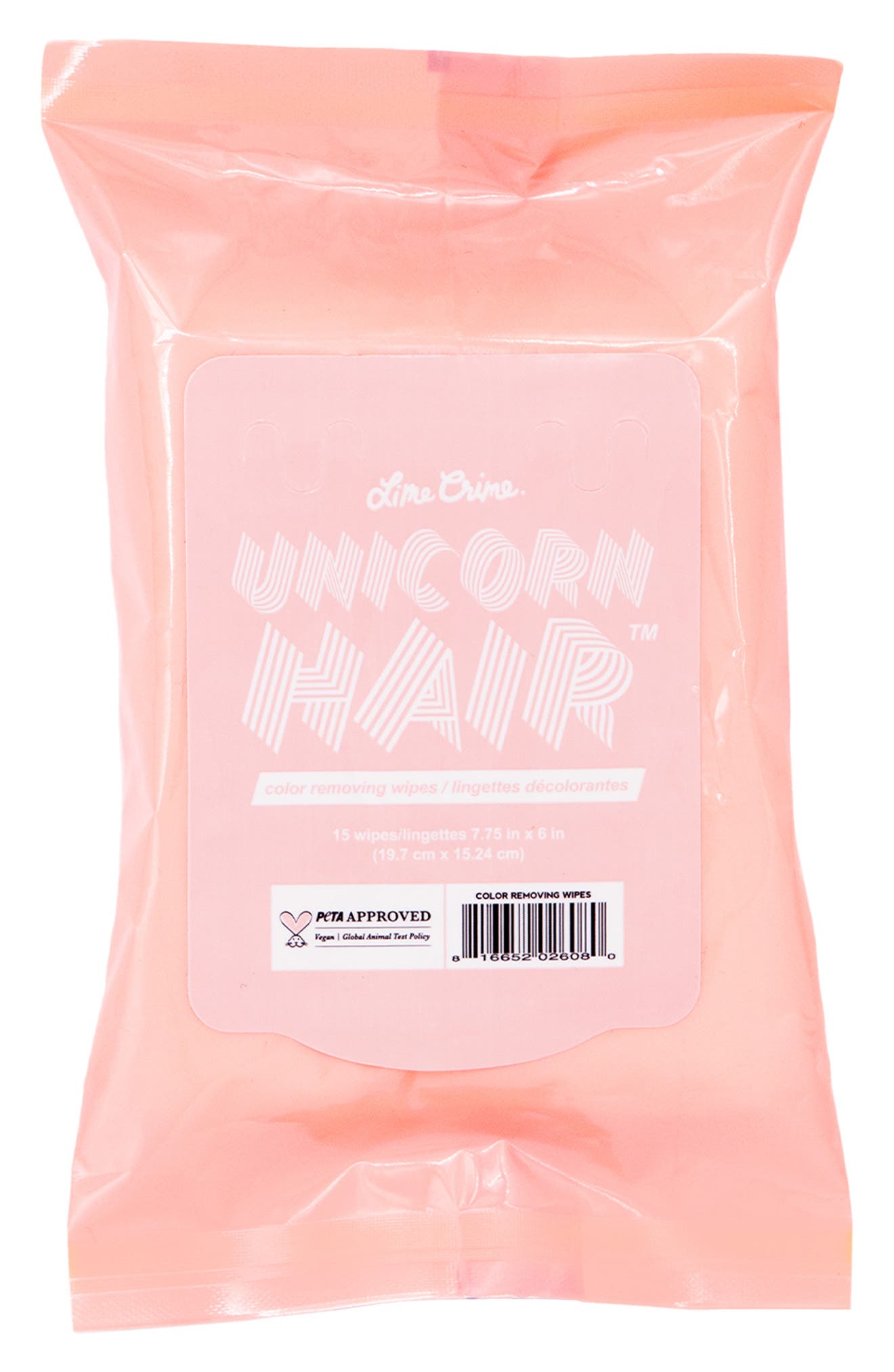 Lime Crime Unicorn Hair Color Removing Wipes (Women) | Nordstromrack
