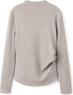 MANGO Funnel Neck Sweatshirt