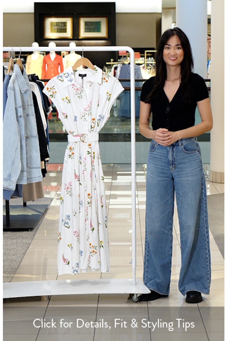 Riley Drop Shoulder Cotton Shirtdress video