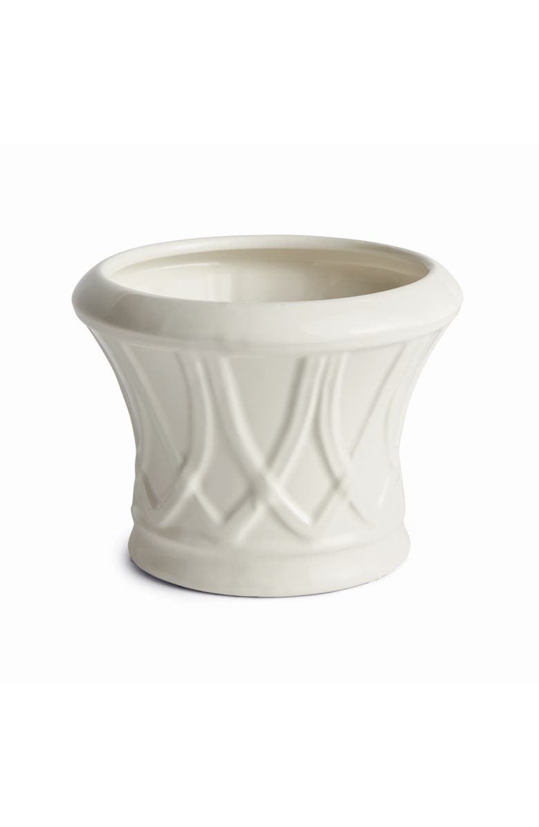 Napa Home & Garden Hillingdon Tapered Cachepot, Main, color, White