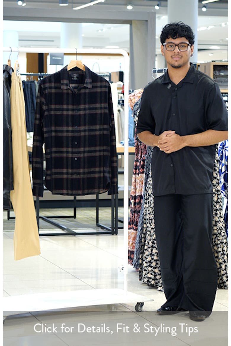 Holme Plaid Cotton Corduroy Button-Up Shirt video