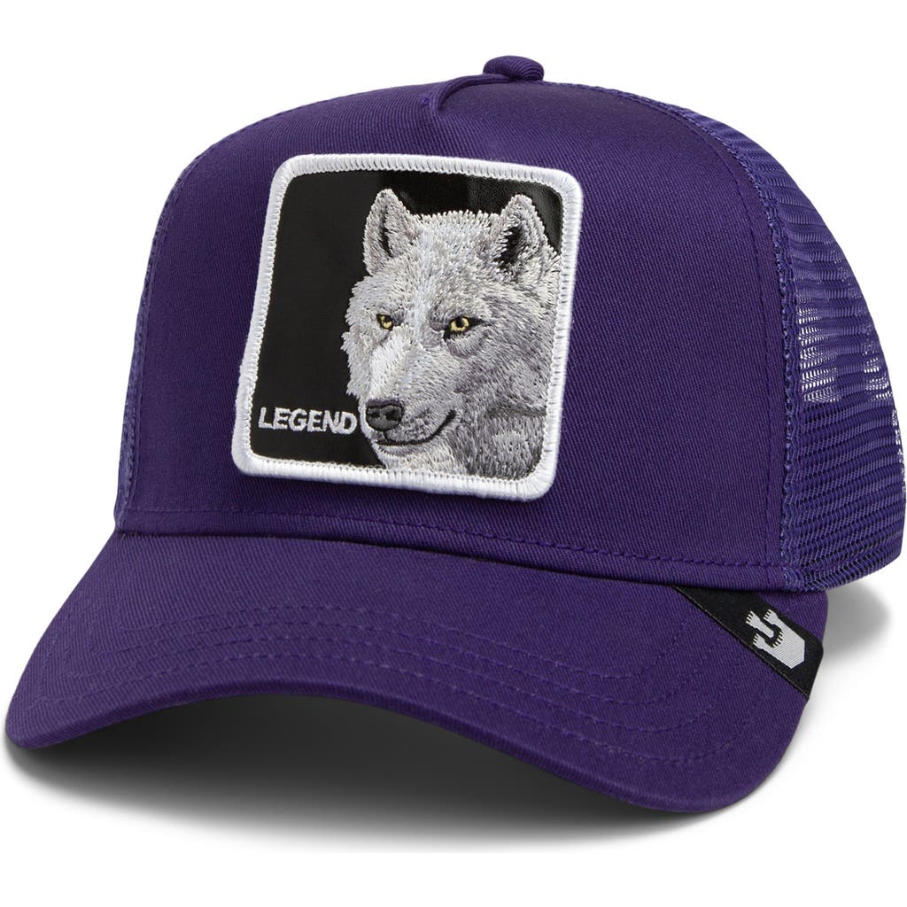 Goorin Bros. Legendary Wolf Trucker Hat in Purple  product