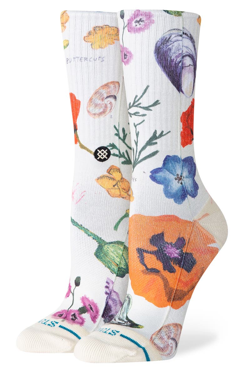 Stance California Native Crew Socks, Main, color,