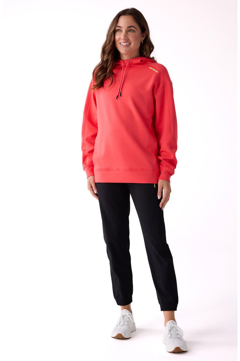 Après Women's Hooded Sweatshirt, Alternate, color, Sunset Coral