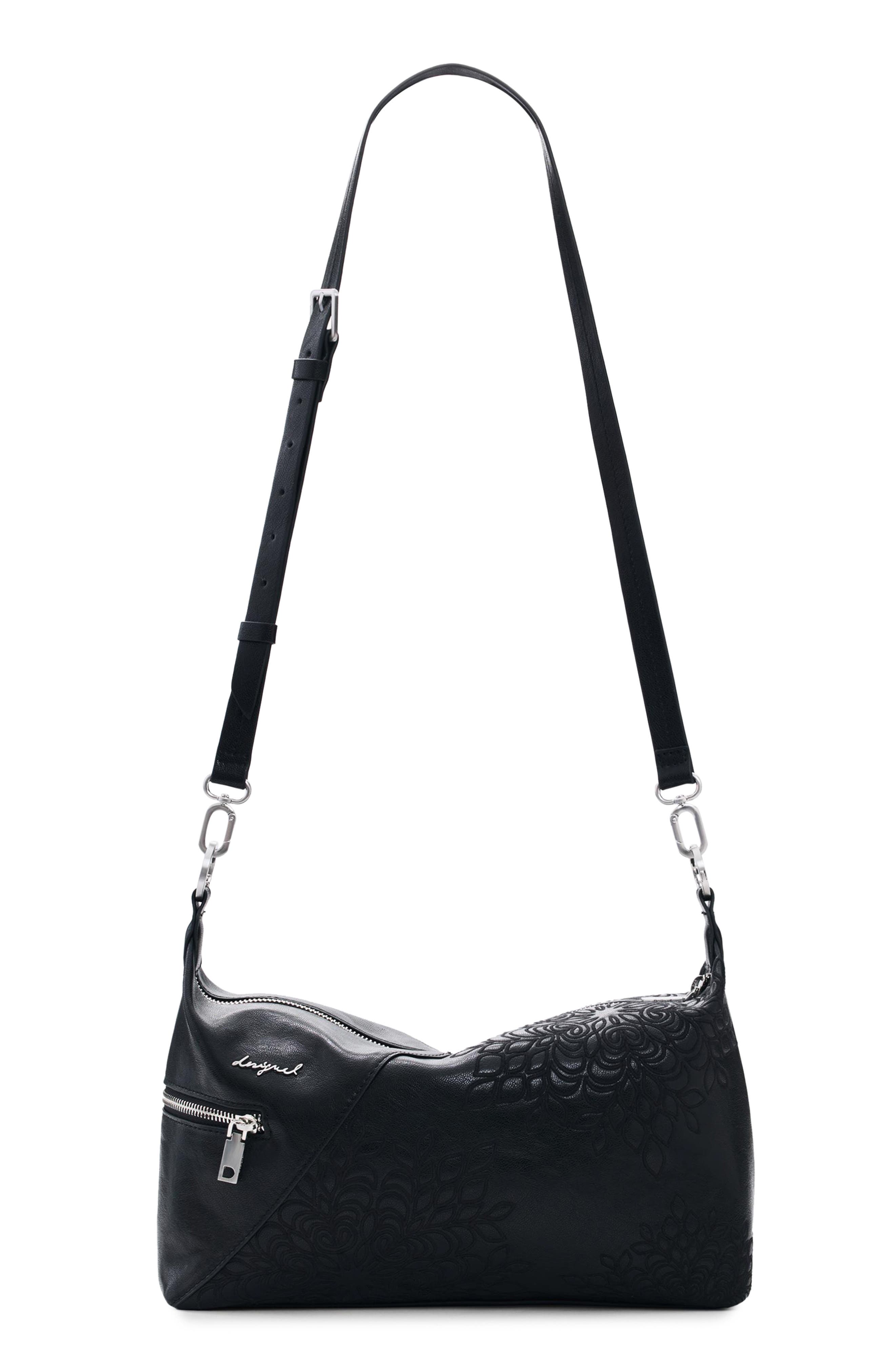 Desigual Faux Leather Crossbody Bag, Main, color, 