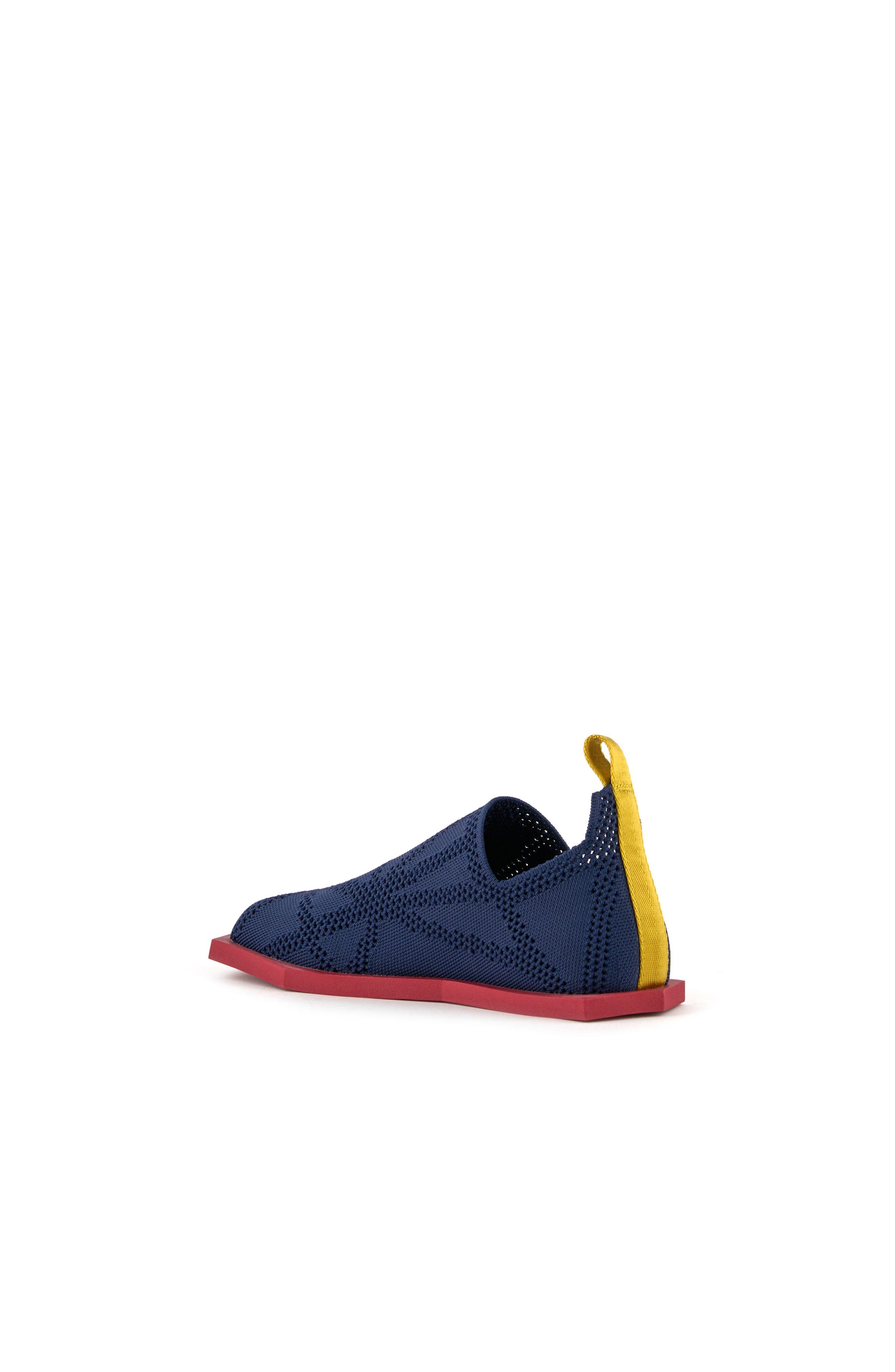 Poly Fabric Lo Sneakers, Alternate, color, Naval