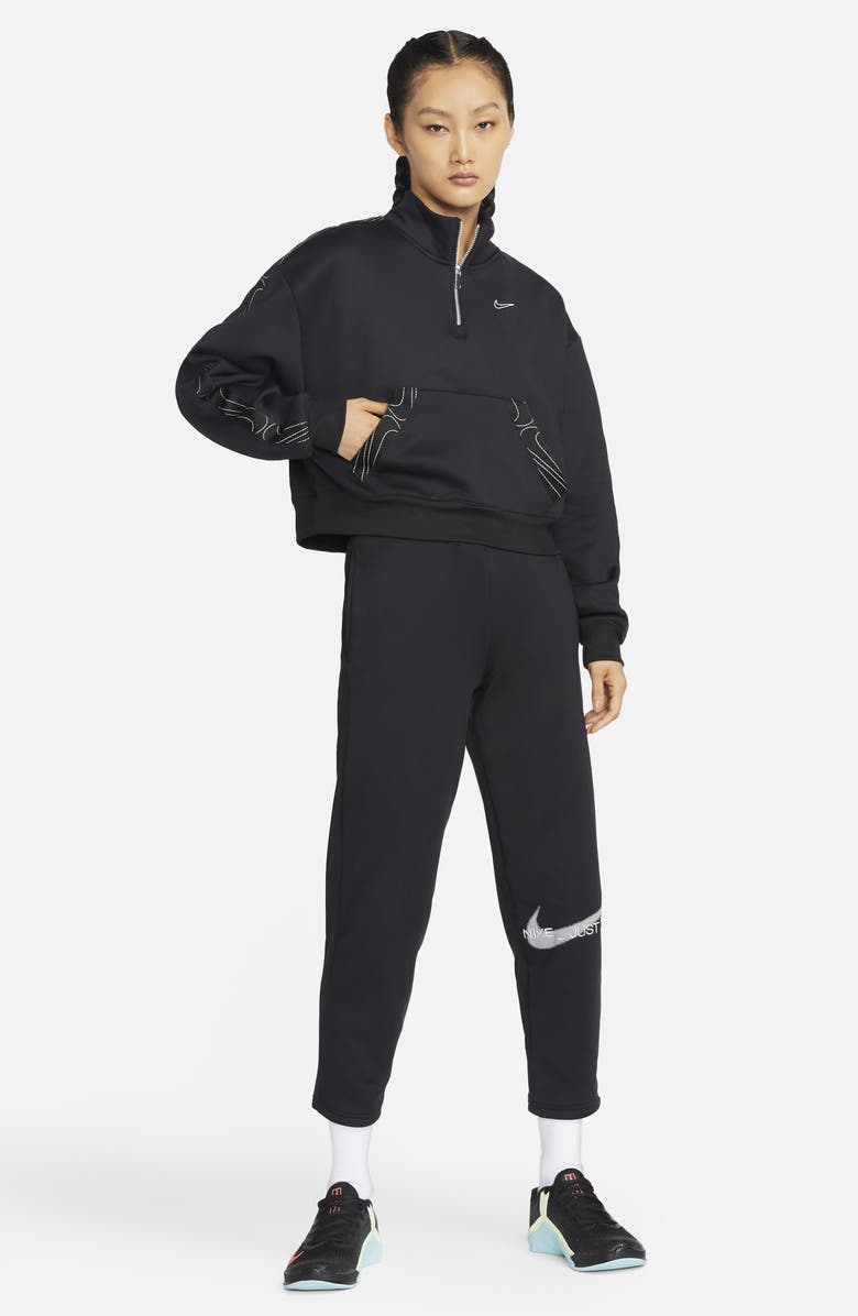 Nike Therma-FIT Half Zip Crop Sweatshirt, Alternate, color,
