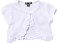 Ava & Yelly Ruffle Edge Cardigan Sweater