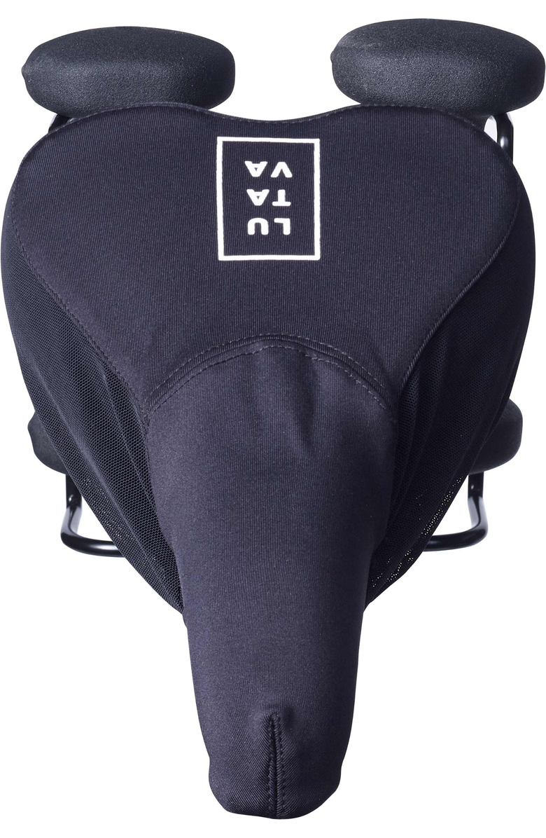 Lutava Antimicrobial Saddle Slip Cover, Main, color, Black