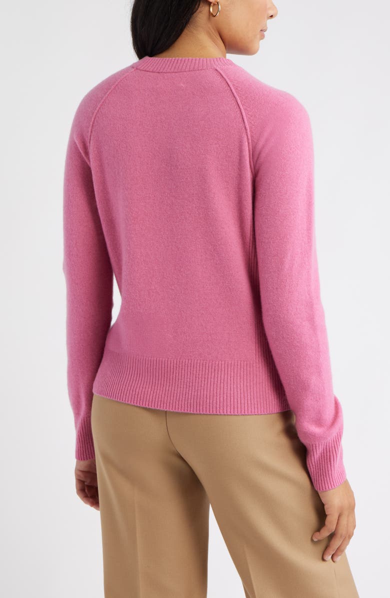 Caslon<sup>®</sup> Raglan Sleeve Wool & Cashmere Sweater, Alternate, color, Pink