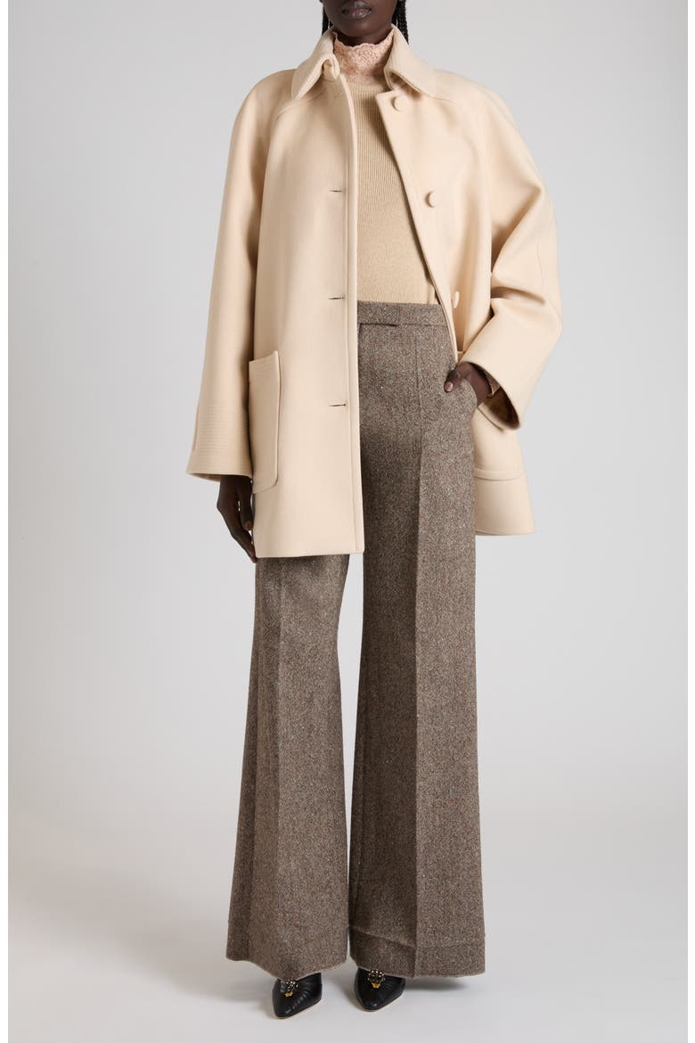Double Face Wool Coat, Alternate, color, BEIGE