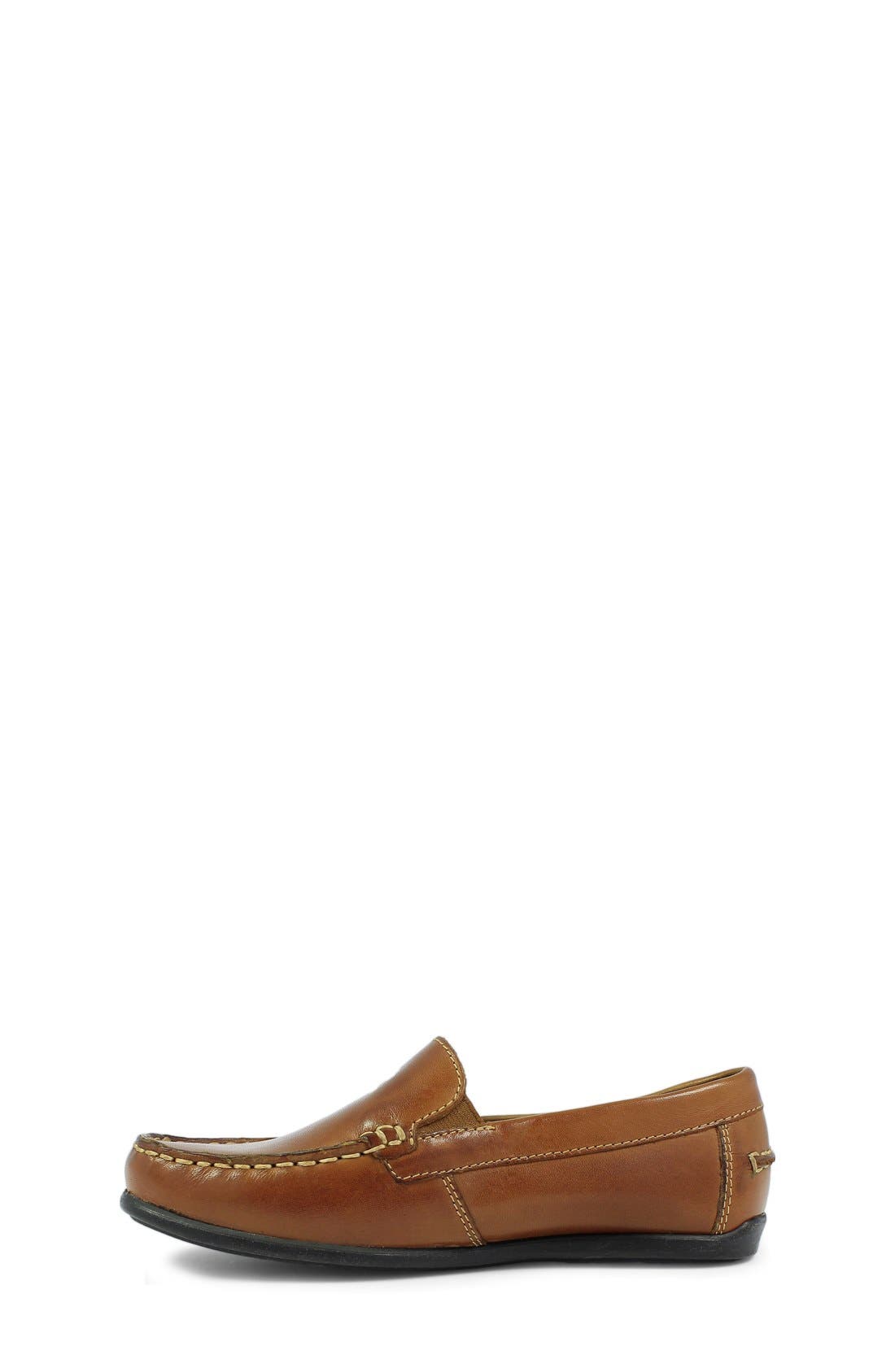 Florsheim Kids' Jasper Jr Venetian Loafer, Alternate, color, Saddle Tan Leather