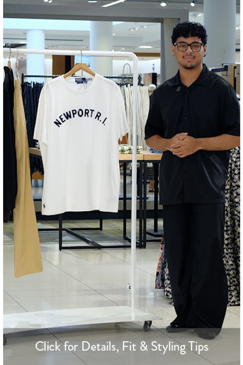 Classic Fit Distressed Appliqué T-Shirt video