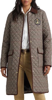 Lauren Ralph Lauren Quilted Snap Front Jacket