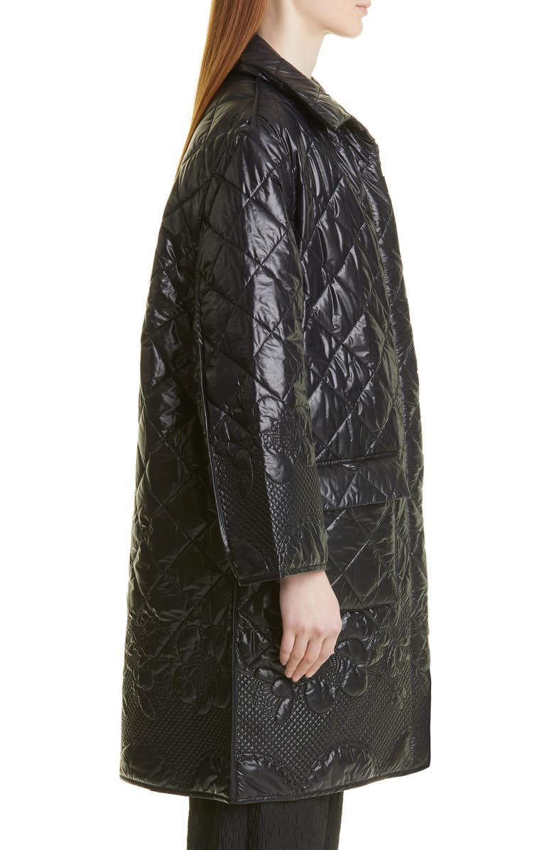 Cecilie Bahnsen Fulton Camellia Quilted Jacket, Alternate, color, 