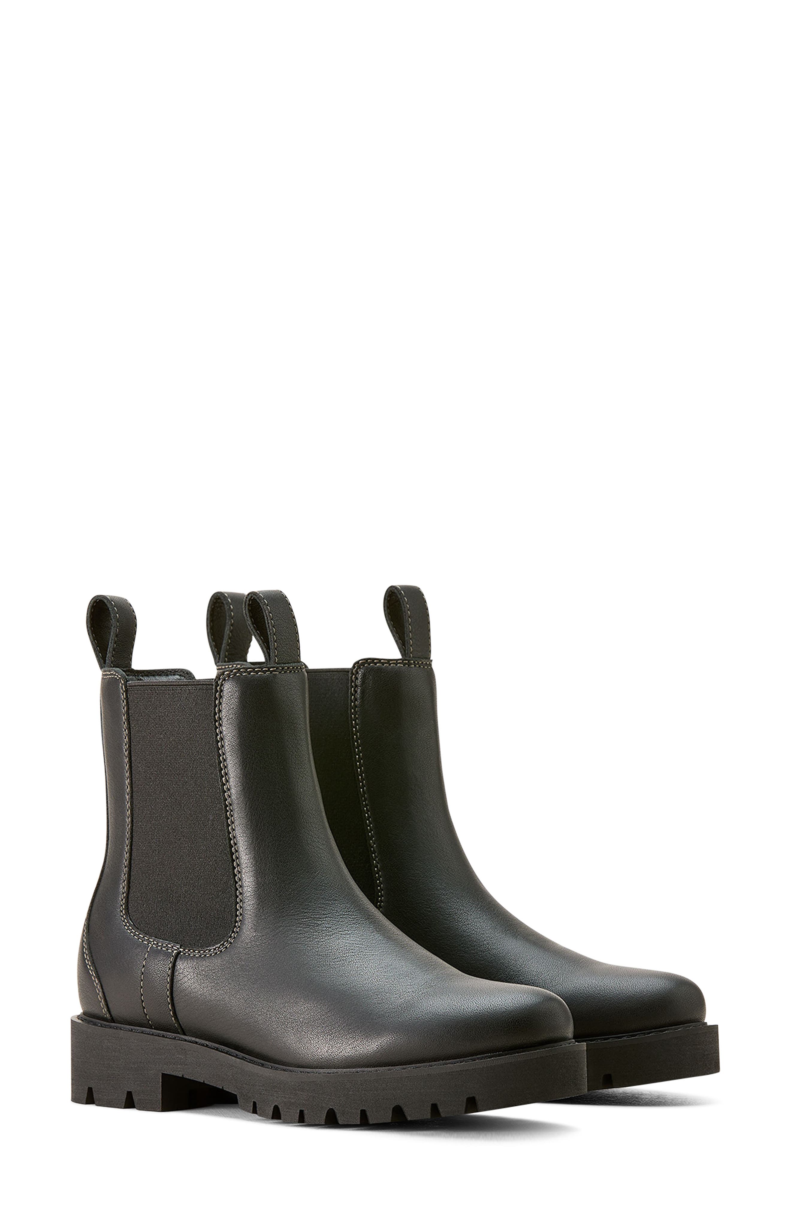 Ariat Wexford Lug Chelsea Boot, Alternate, color, Jet Black