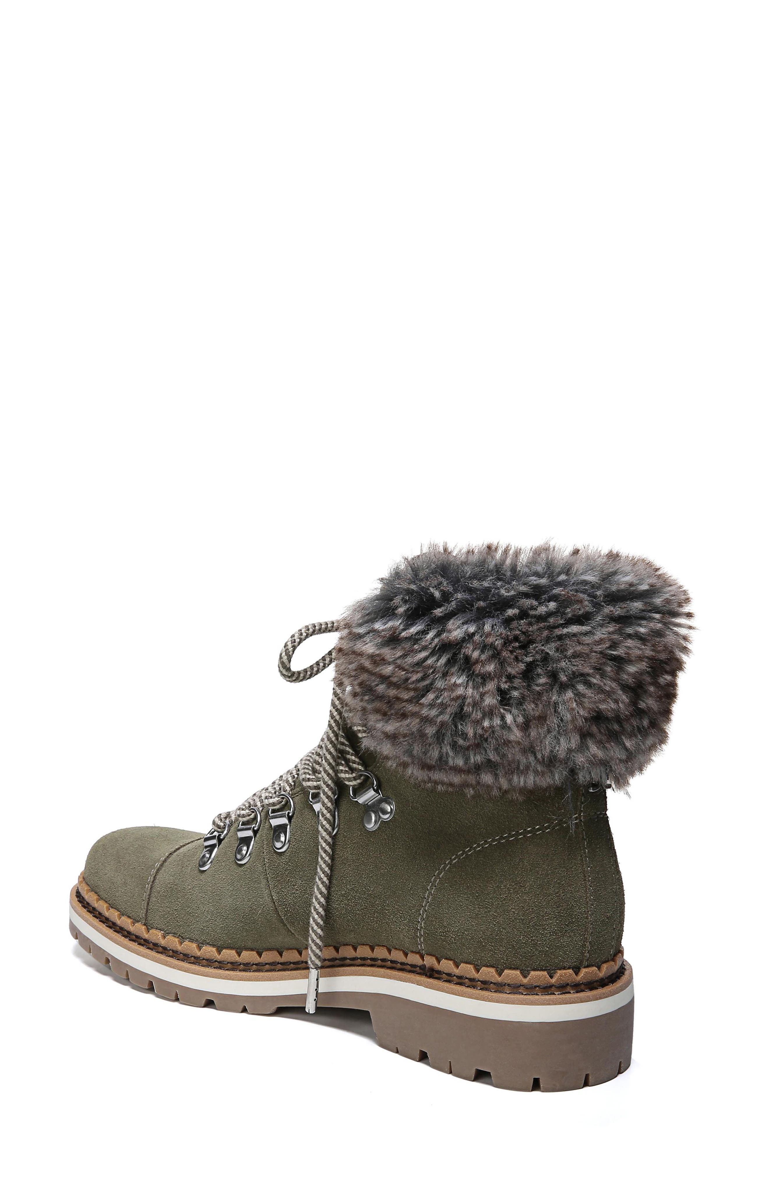 Sam Edelman Bowen Faux Fur Trim Bootie, Alternate, color, 