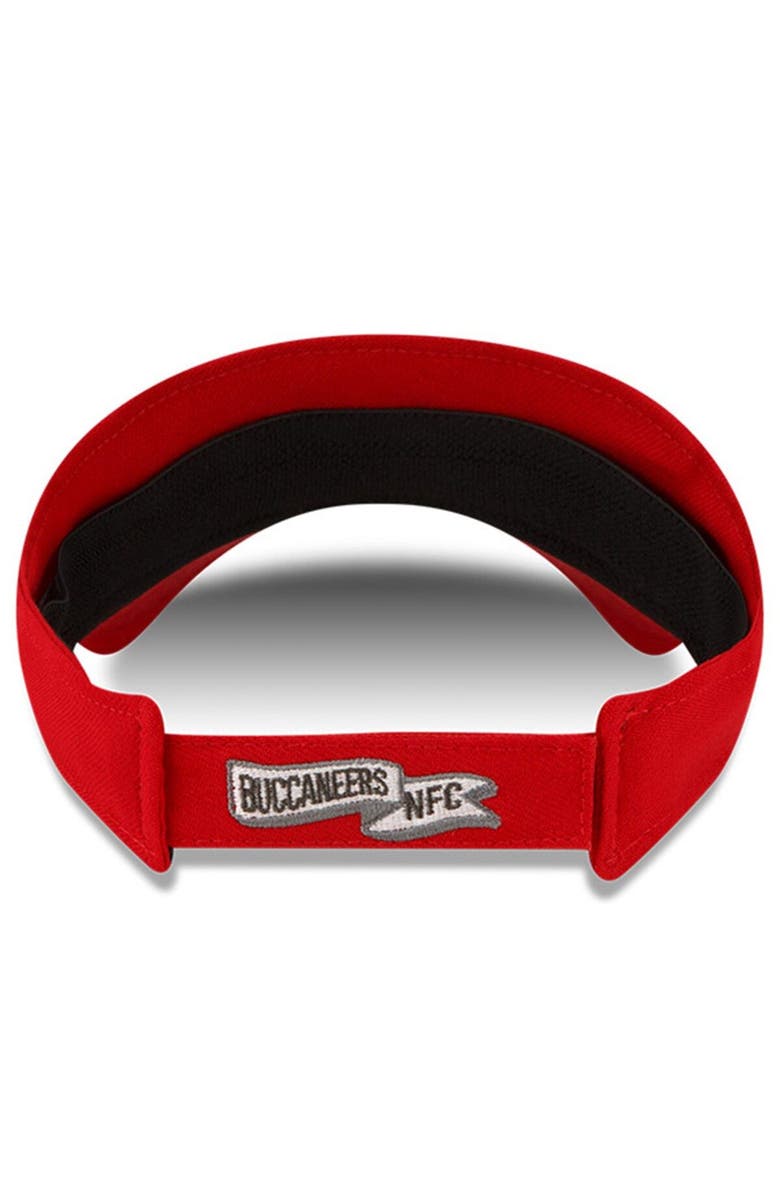 New Era Men's New Era Red Tampa Bay Buccaneers 2022 Sideline Adjustable Visor, Alternate, color,