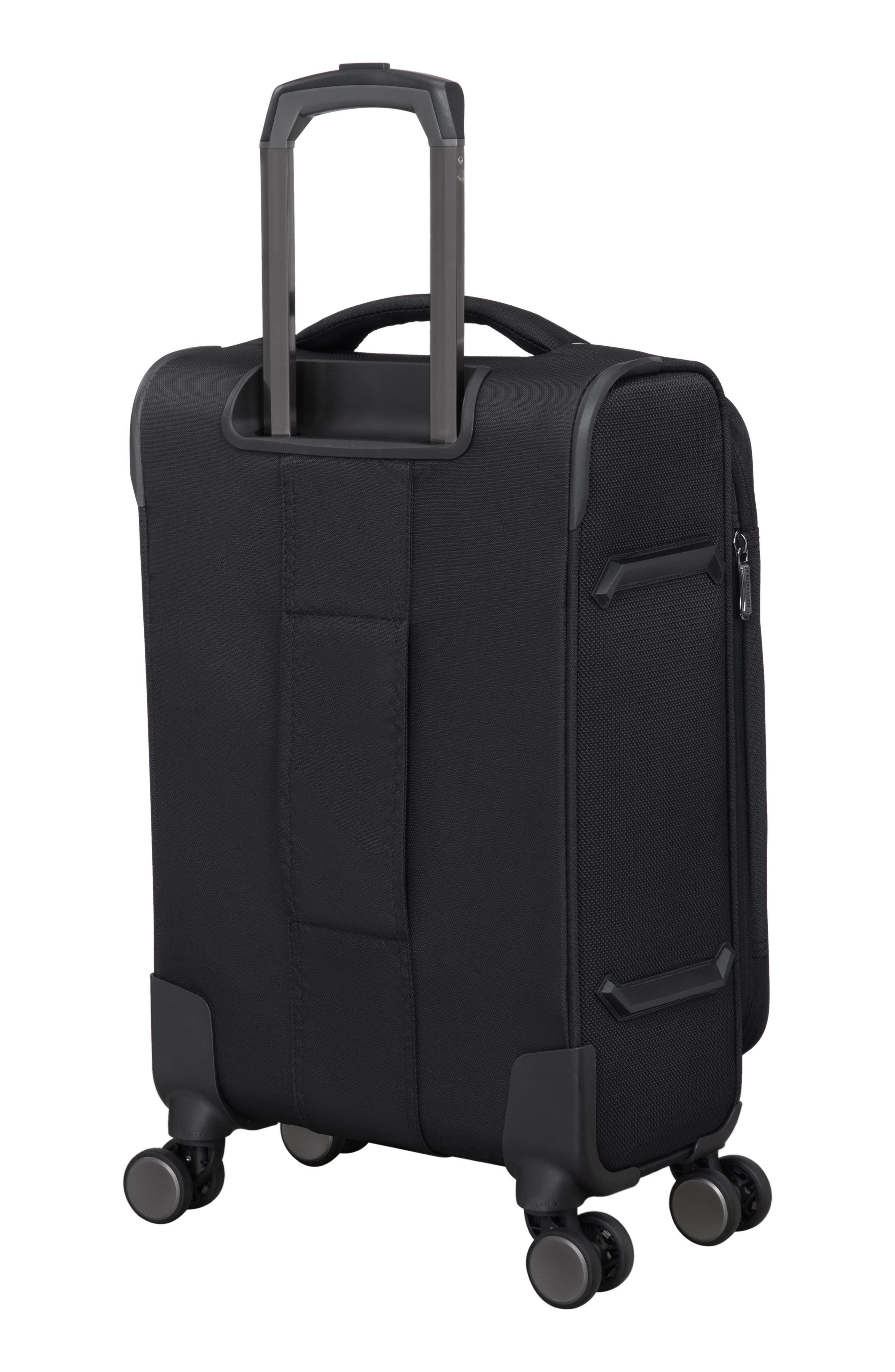 IT LUGGAGE Teleported 21-Inch Expandable Spinner Suitcase, Alternate, color, Black