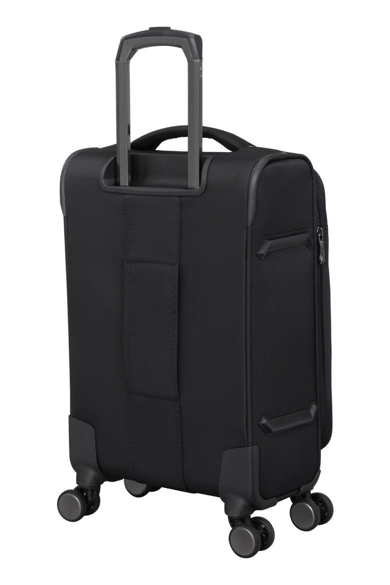 Teleported 21-Inch Expandable Spinner Suitcase, Alternate, color, BLACK