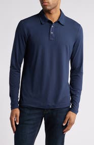 Threads 4 Thought Luxe Jersey Long Sleeve Polo