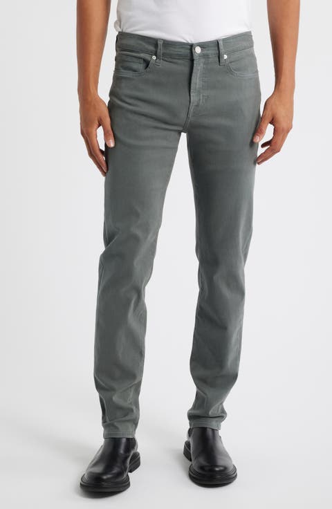 L'Homme Slim Fit Five-Pocket Twill Pants