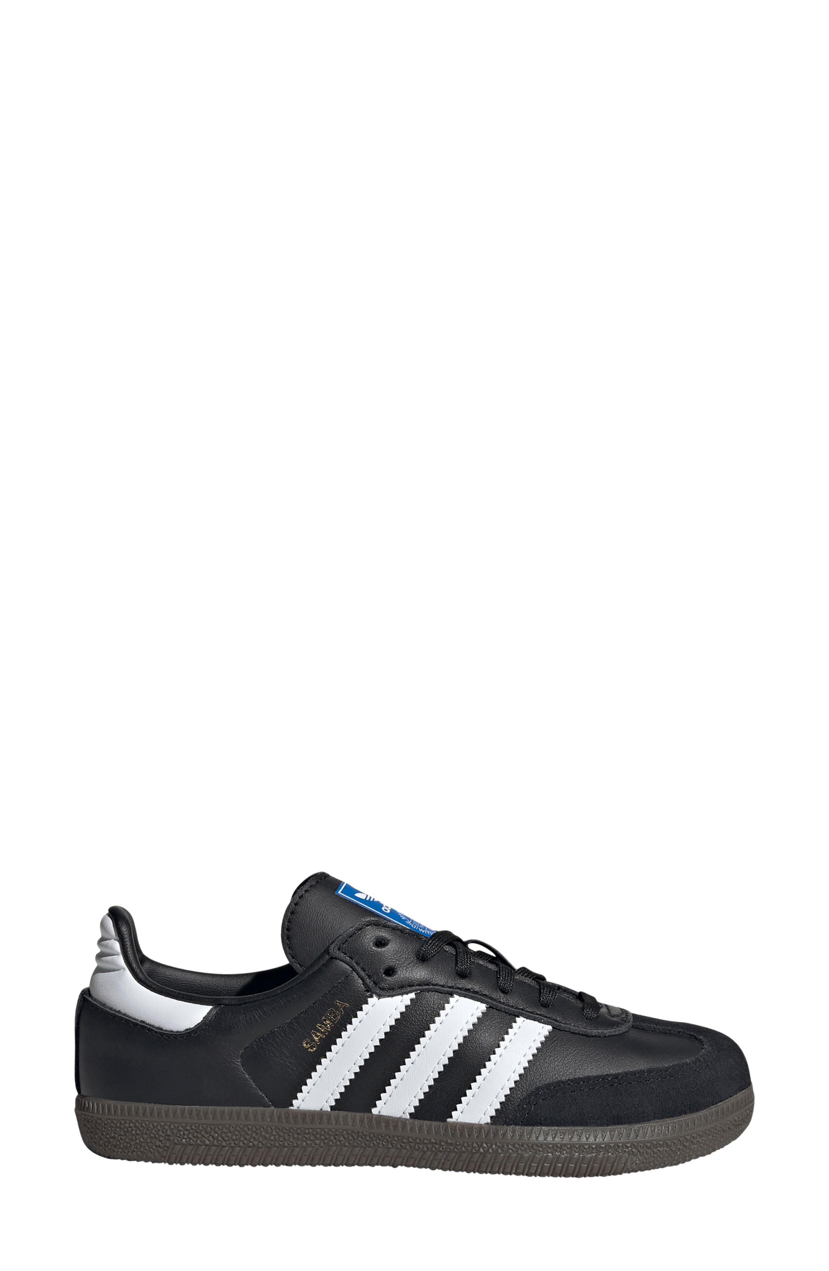 adidas Kids' Samba Sneaker, Alternate, color, Core Black/ Ftwr White/ Gum5
