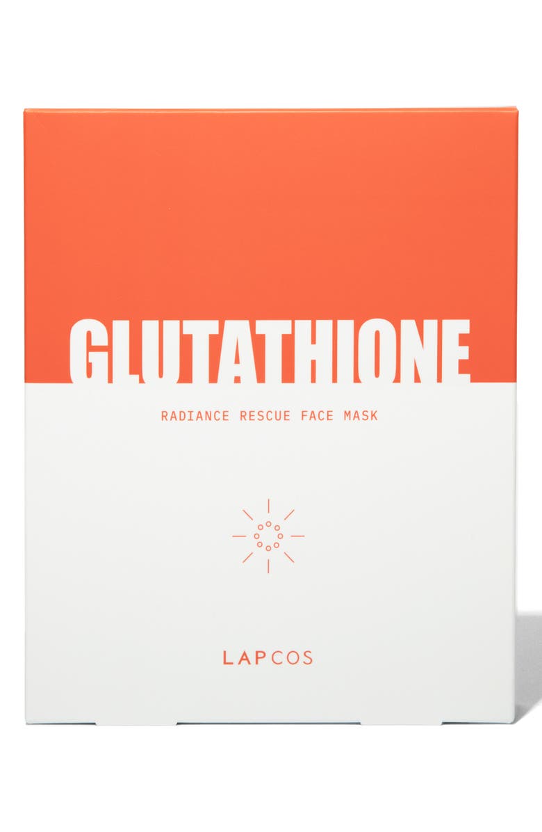 LAPCOS Glutathione Radiance Rescue Sheet Mask, Alternate, color, Red