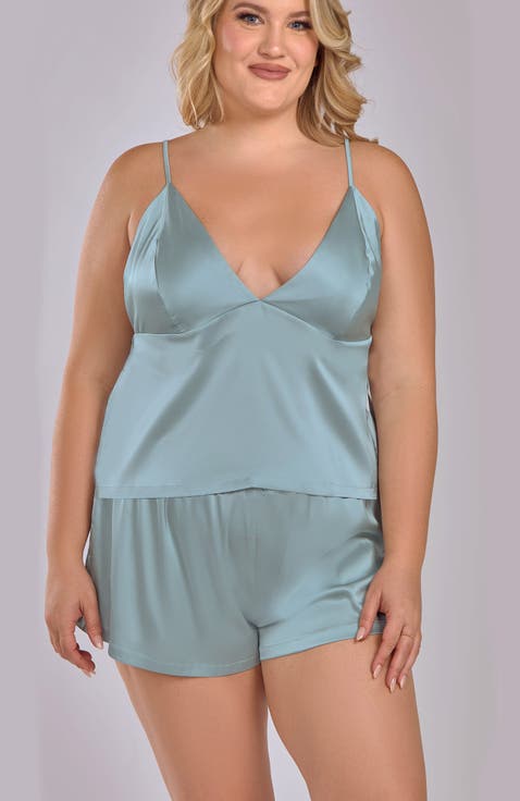 Satin Cami and Shorts Pajama Set